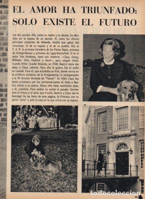 Postkarten: LAMINA V16953: Beatriz de Holanda junto a su perro - VVAA
