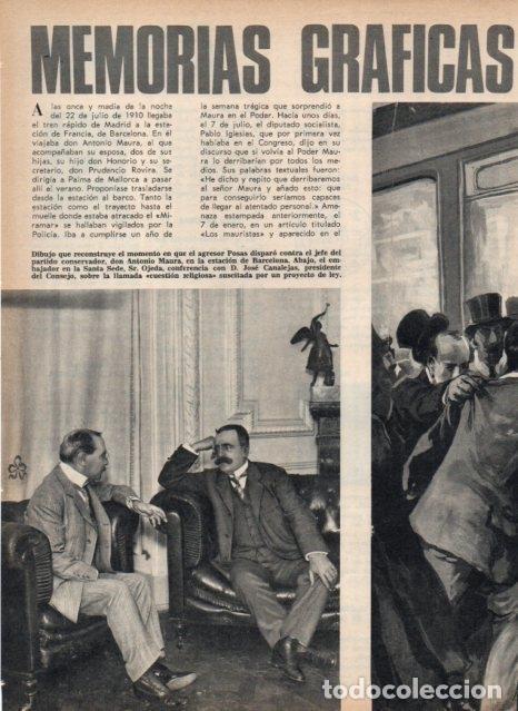 Postais: LAMINA V17183: Jose Canalejas junto al embajador Ojeda - VVAA