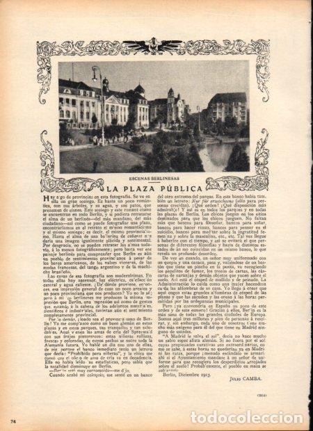 Postkarten: LAMINA V21826: La plaza publica por Julio Camba - Varios