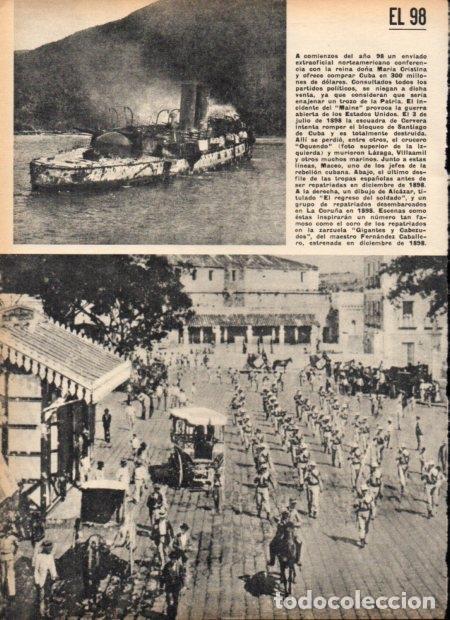 Postkarten: LAMINA V21848: Ultimo desfile tropas espa&ntilde;olas en La Habana 1898 - Varios
