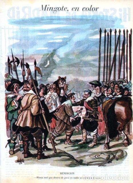 Postais: LAMINA V17085: Ilustracion de Mingote en color para Blanco y Negro numero 2809 - VVAA
