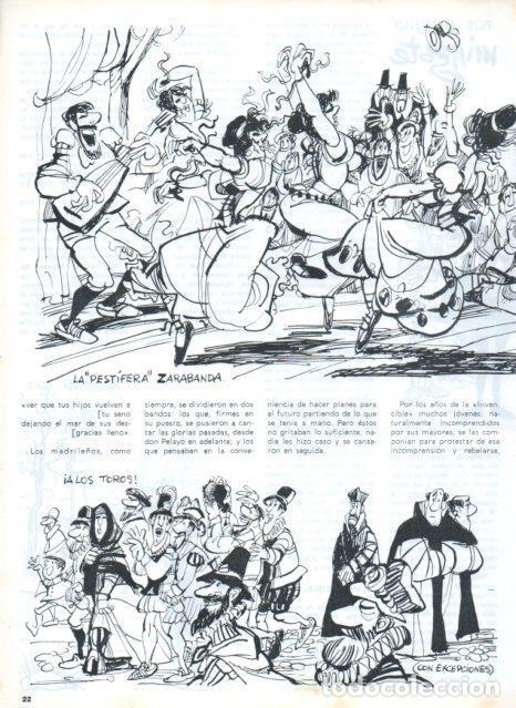 Postales: LAMINA V17086: Ilustracion de Mingote para capitulo VIII seccion historia de Madrid - VVAA