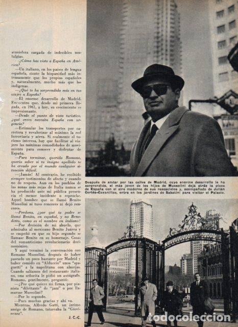 Postcards: LAMINA V17080: Romano Mussolini y Julian Cortes Cavanillasen Madrid - VVAA