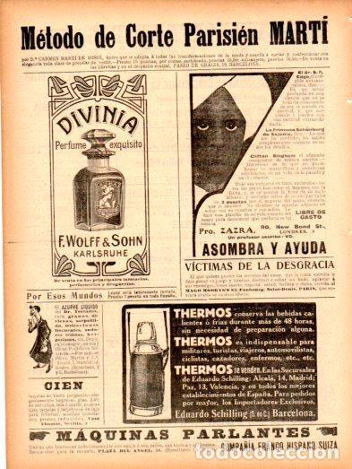 Postkarten: LAMINA V22955: Publicidad perfume Divina - Varios