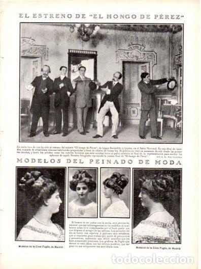 Postales: LAMINA V22981: Modelos de peinado de la Casa Pages de Madrid - Varios