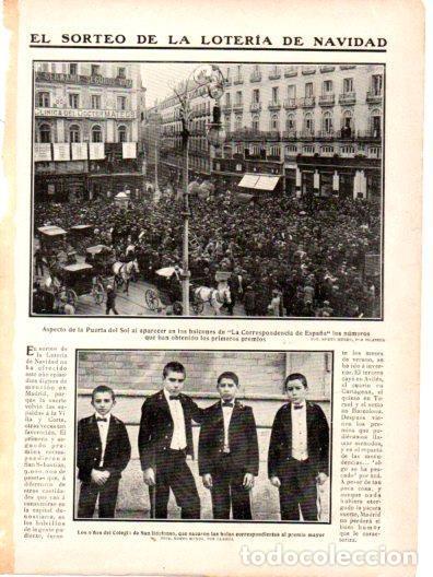 Postkarten: LAMINA V22995: Sorteo de la loteria de Navidad en la Puerta del Sol de Madrid - Varios