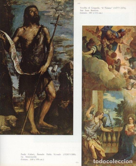 Postales: LAMINA V17743: San Juan Bautista por Tiziano y La Anunciacion por Verones - Varios