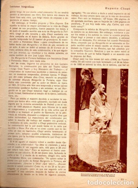 Postcards: LAMINA V22575: Monumento a Ruperto Chapi en Madrid - Varios