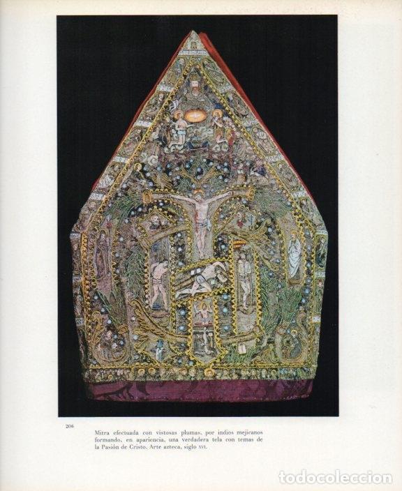 Postais: LAMINA V17660: Mitra con temas de la Pasion de Cristo, arte azteca siglo XVI - Varios