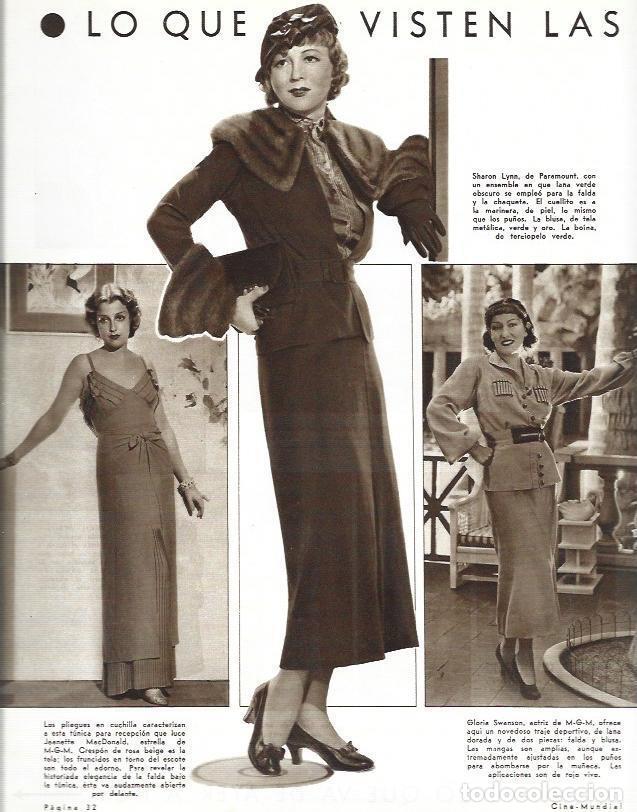 Cartoline: LAMINA 31924: Jeannette MacDonald, Sharon Lynn y Gloria Swanson - VVAA