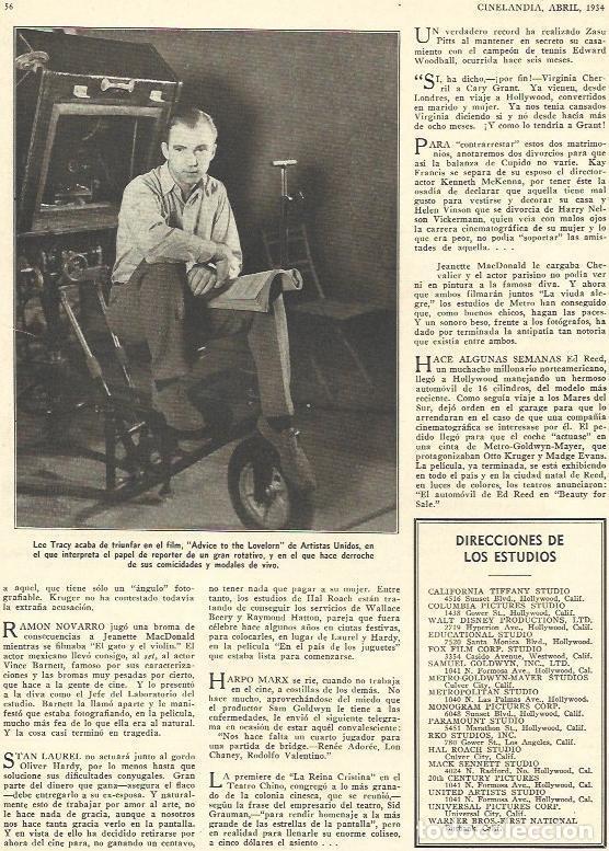 Postkarten: LAMINA 31741: Lee Tracy en Advice to the Lovelorn - VVAA