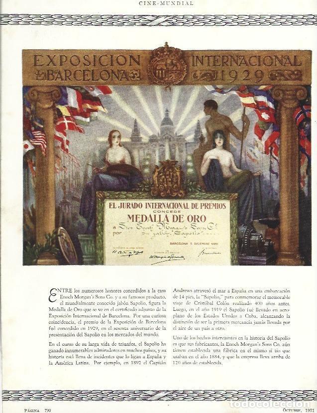 Postkarten: LAMINA 31830: Premio a Enoch Morgan's Sons en la Exposici&oacute;n de 1929 de Barcelona - VVAA