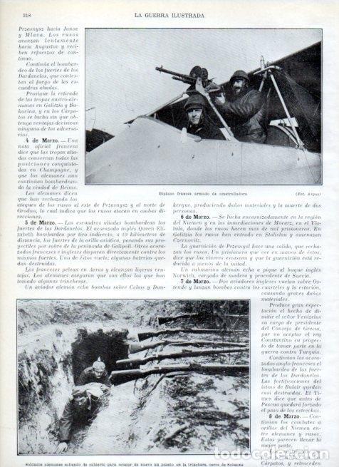 Cartoline: LAMINA V18019: Biplano frances armado de ametralladora - Augusto Riera