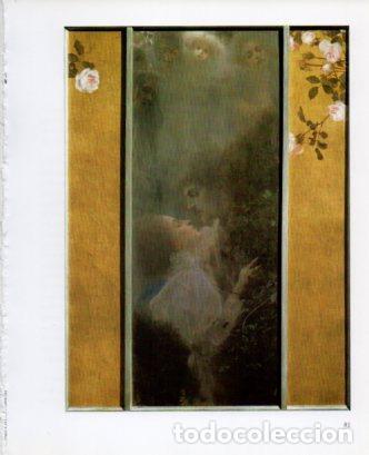 Postais: LAMINA V23262: Gustav Klimt. El Amor - Varios