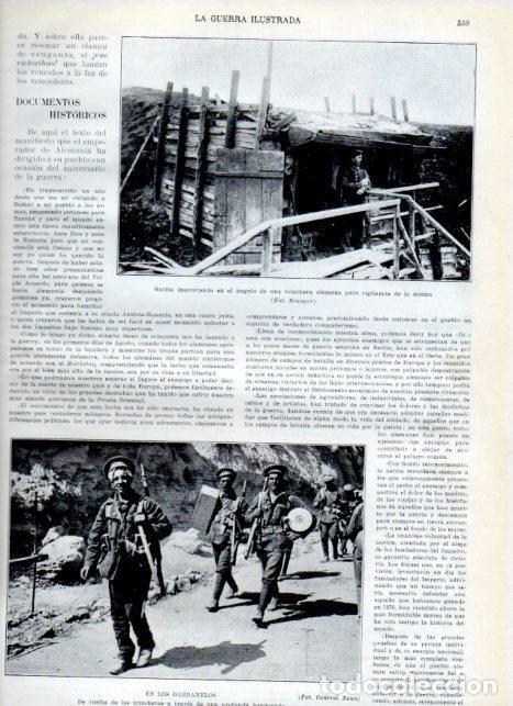 Postkarten: LAMINA V18136: Garita en una trinchera alemana - Augusto Riera