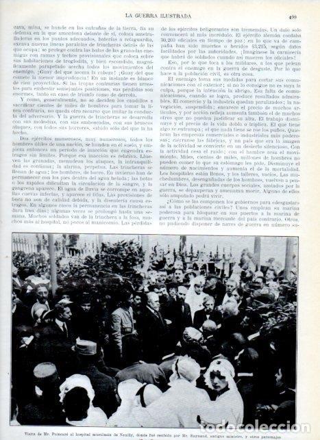 Cartoline: LAMINA V18108: Mr. Poincaree visitando hospital musulman de Neuilly - Augusto Riera