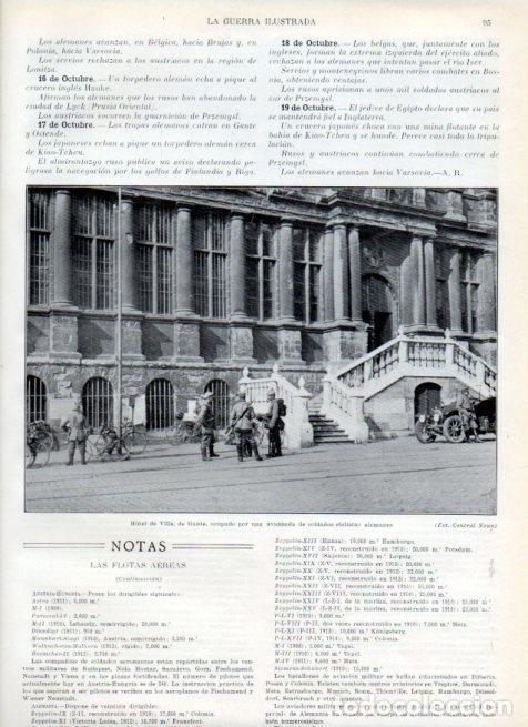 Postkarten: LAMINA V17904: Hotel de Ville en Gante ocupado por los alemanes - Augusto Riera