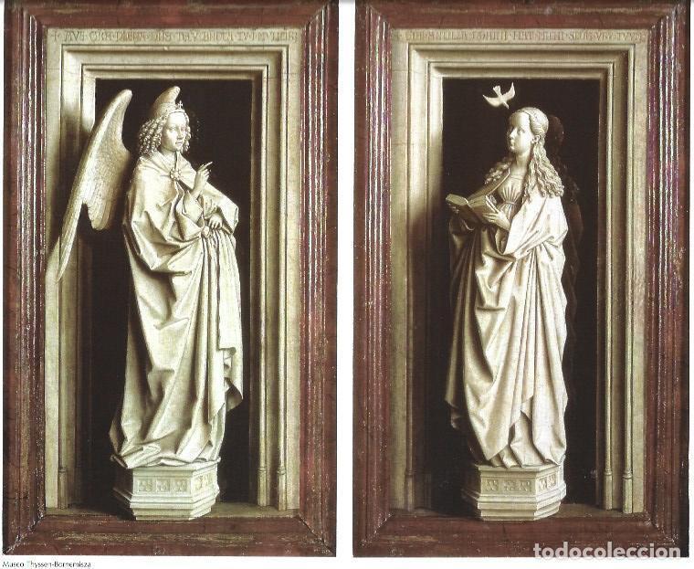 Postales: LAMINA 33380: Diptico de la Anunciacion, por Van Eyck - NULL