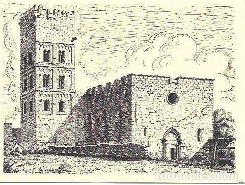 Postales: LAMINA 33348: Iglesia de Sant Miquel de Fluvia - Jean Bouret
