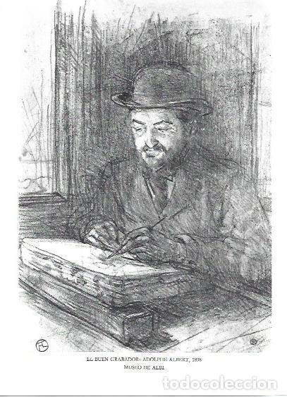 Postcards: LAMINA 33283: El buen grabador Adolphe Albert - Jean Bouret