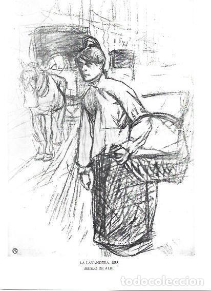 Postais: LAMINA 33193: La lavandera - Jean Bouret