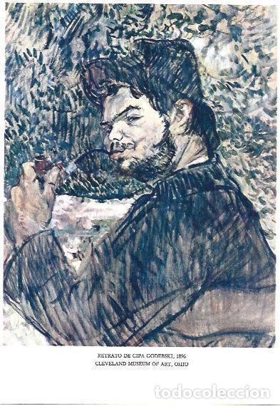 Postais: LAMINA 33275: Retrato de Cipa Godebski - Jean Bouret