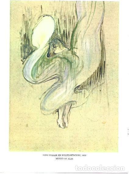 Postcards: LAMINA 33232: Loie Fuller en Folies Bergere - Jean Bouret
