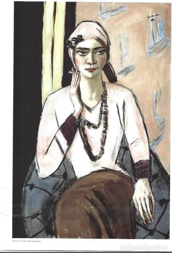 Postcards: LAMINA 33398: Quappi de rosa, por Max Beckmann - NULL