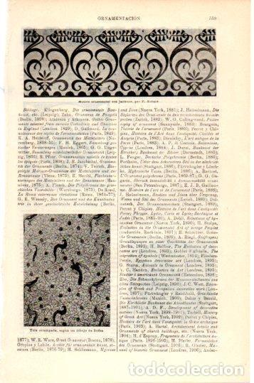 Cartoline: LAMINA V24059: Motivo ornamental con jacintos por Aubert - Varios