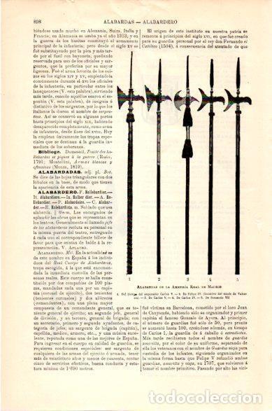 Postales: LAMINA V23712: Alabardas de la Armeria Real de Madrid - Varios