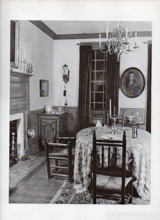 Postais: LAMINA V18802: The Dining Room of West St. Mary's Manor in St. Mary's County, Maryland - Helen Comst
