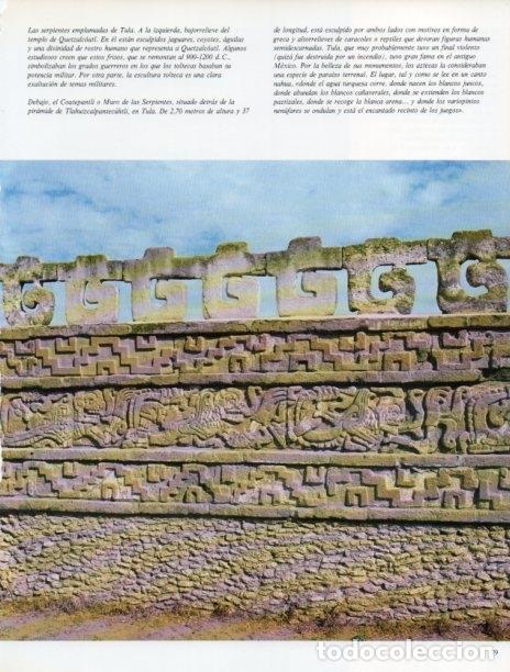 Cartes Postales: LAMINA V18289: Muro de las Serpientes, Piramide de Tlahuizcalpantecuhtlui en Tula - Carlos Alonso
