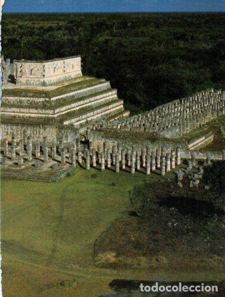 Postkarten: LAMINA V18294: Vista aerea columnas del Templo de los Guerreros - Carlos Alonso