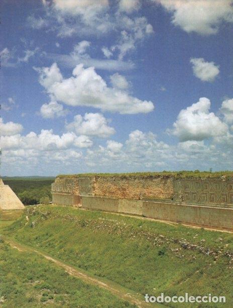 Postales: LAMINA V18279: Murallas en Uxmal - Carlos Alonso