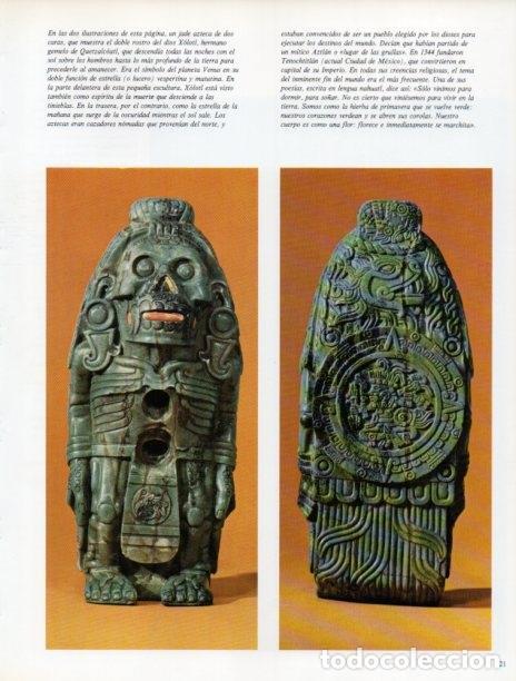 Postkarten: LAMINA V18262: Jade azteca del dios Xolotl - Carlos Alonso