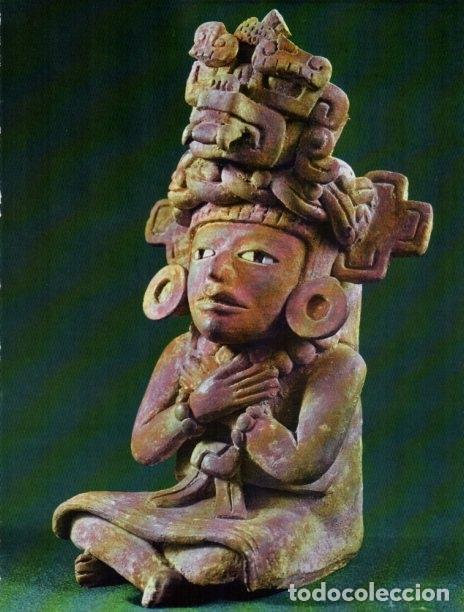 Cartoline: LAMINA V18267: Diosa de las trece serpientes cultura Zapoteca - Carlos Alonso