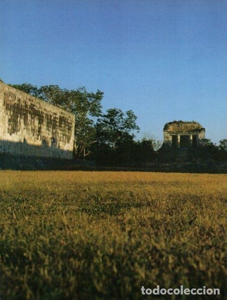 Postcards: LAMINA V18311: Templete del Norte del estadio de pelota de Chichen Itza - Carlos Alonso