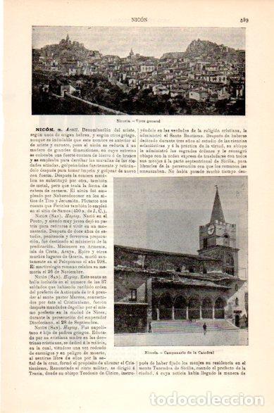 Postkarten: LAMINA V23786: Vista y catedral de Nicosia, Sicilia - Varios