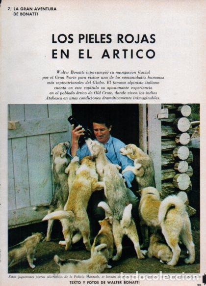 Cartoline: LAMINA V24880: Walter Bonatti con perros siberianos - Varios