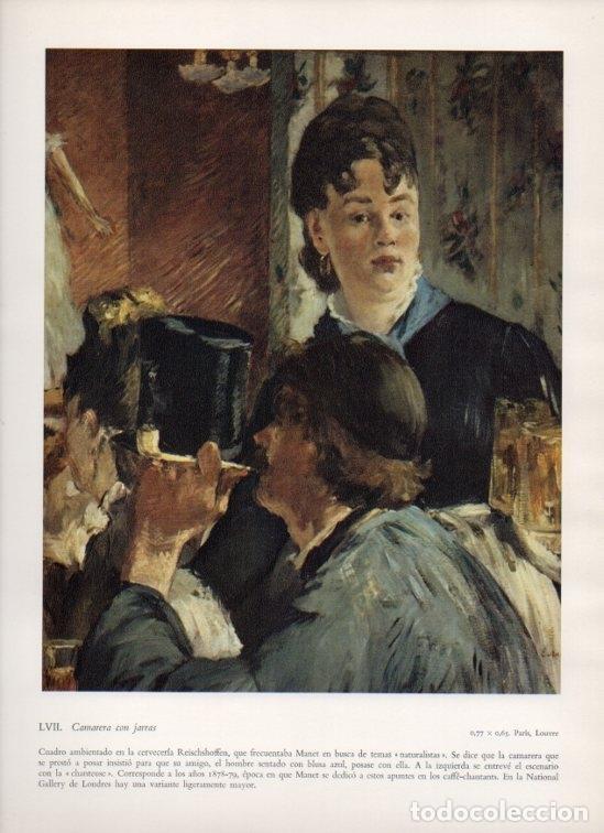 Postkarten: LAMINA V18251: Camarera con jarras por Manet - Luciano Berti