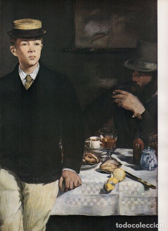Postcards: LAMINA V18240: La comida detalle por Manet - Luciano Berti