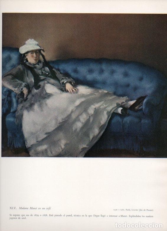 Cartoline: LAMINA V18245: madame Manet en un sofa por Manet - Luciano Berti