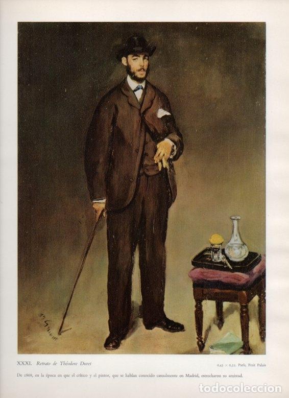 Postcards: LAMINA V18238: Retrato de Theodore Duret por Manet - Luciano Berti