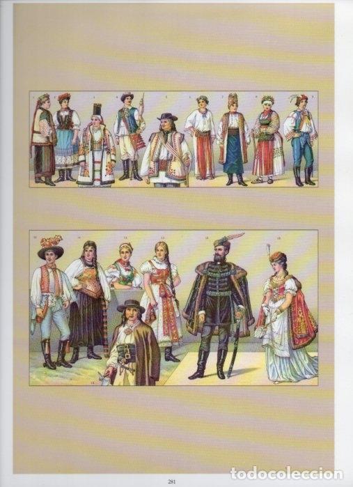 Postales: LAMINA V18444: Traditional costumes of the 1880s. Hungary & Croatia - Albert Racinet