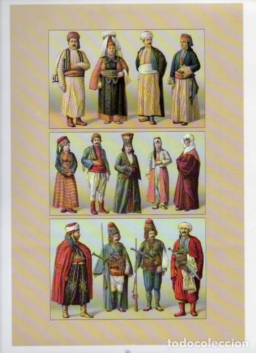 Cartoline: LAMINA V18366: The 19th Century antique civilizations. Turkey. Kurdish woman - Albert Racinet