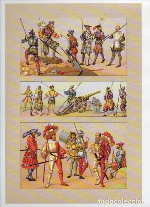 Postkarten: LAMINA V18393: France. The 16th century. Military costume - Albert Racinet