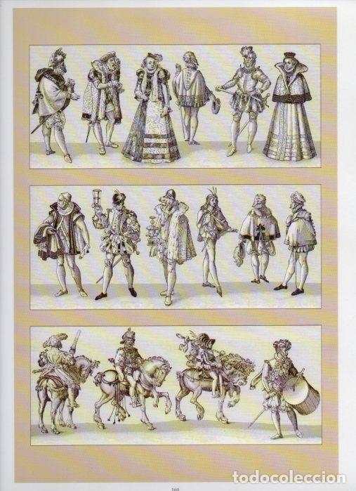 Postkarten: LAMINA V18389: Germany. The late 16th century. Noblemen, burghers and horseman - Albert Racinet