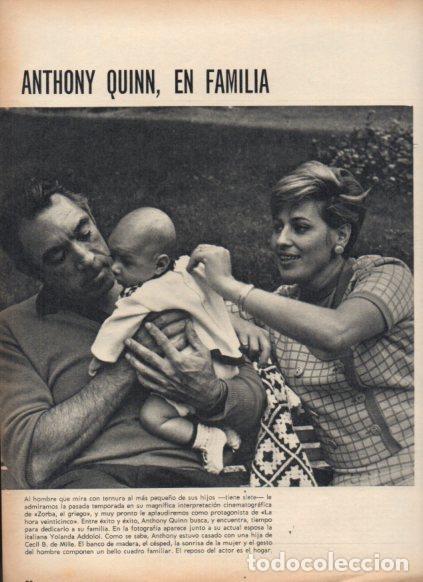 Postais: LAMINA V25138: Anthony Quinn y familia - Varios