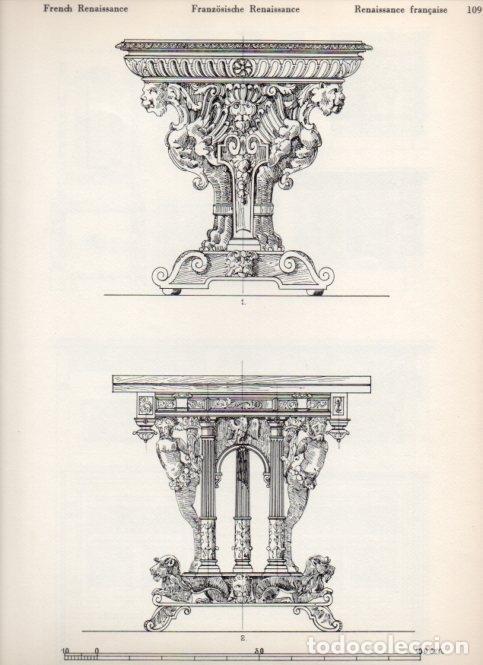 Cartoline: LAMINA V19506: Style Manuals: French Renaissance Art. Sheet 2 - Ernst Rettelbusch