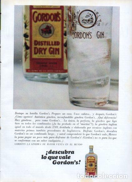 Postales: LAMINA V25200: Publicidad Gordon's ginebra - Varios